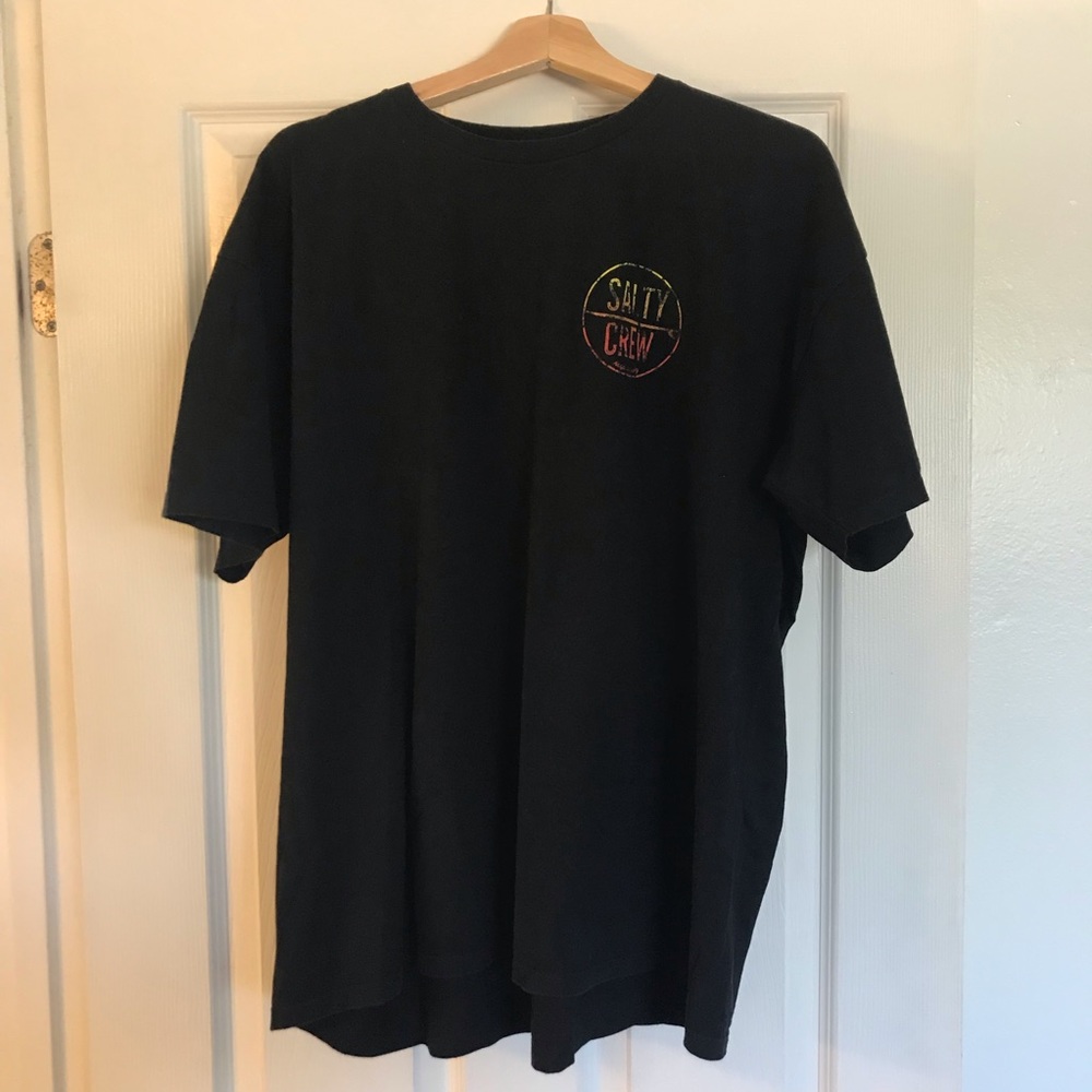 black men’s Salty Crew shirt